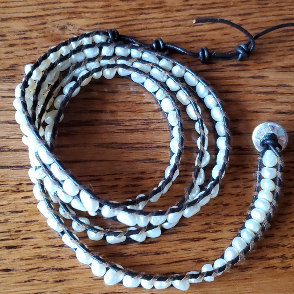 Pearl wrap bracelet
